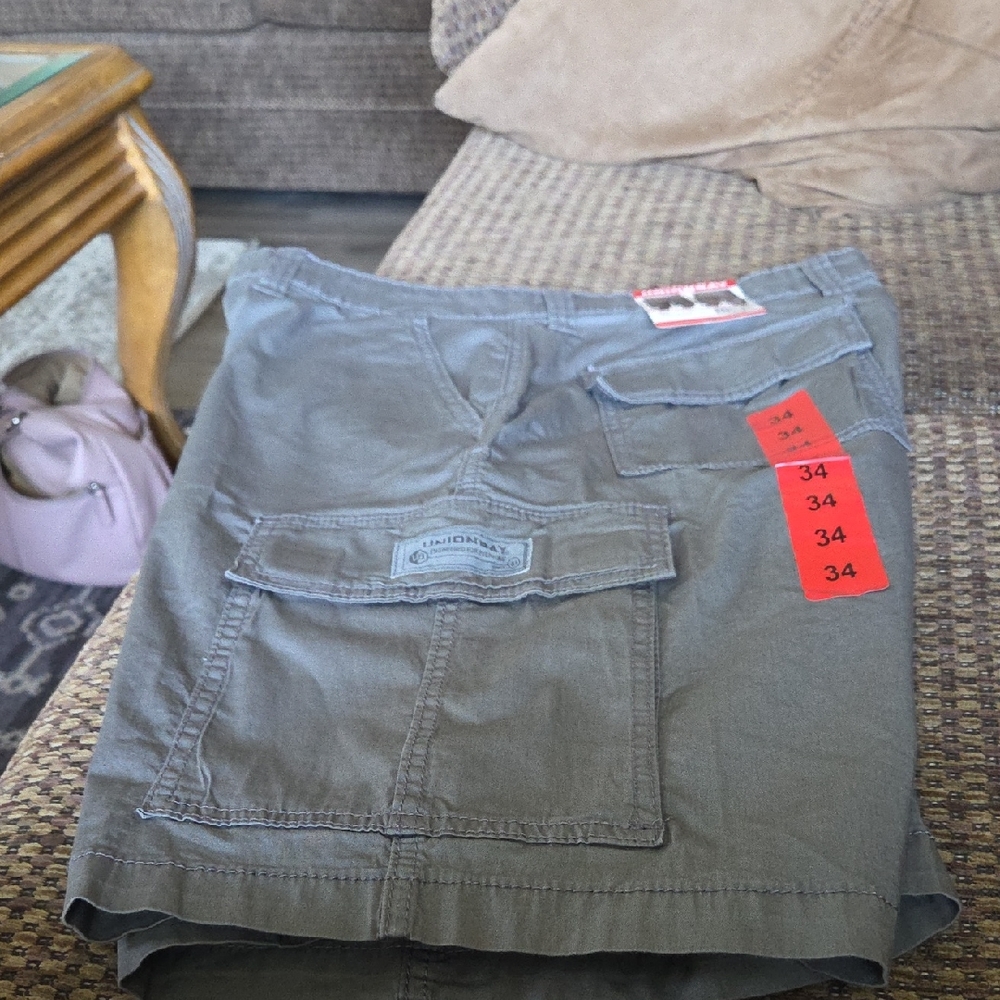 UNIONBAY Charcoal Cargo Shorts